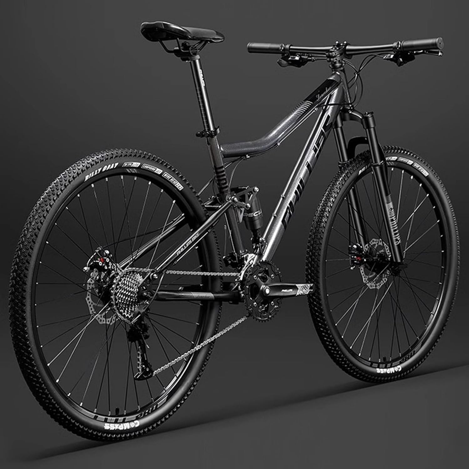 Amazon | MTB 30段変速マウンテンバイク競技向けサドル 高炭素鋼 前後